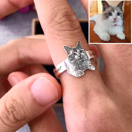 Personalized Pet Photo Ring