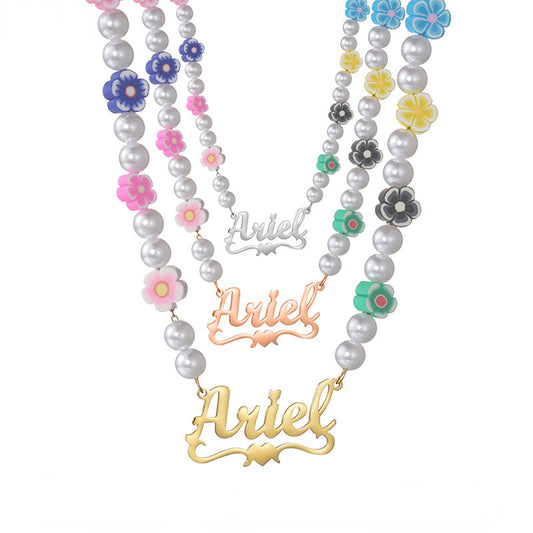 Beaded Name Necklace