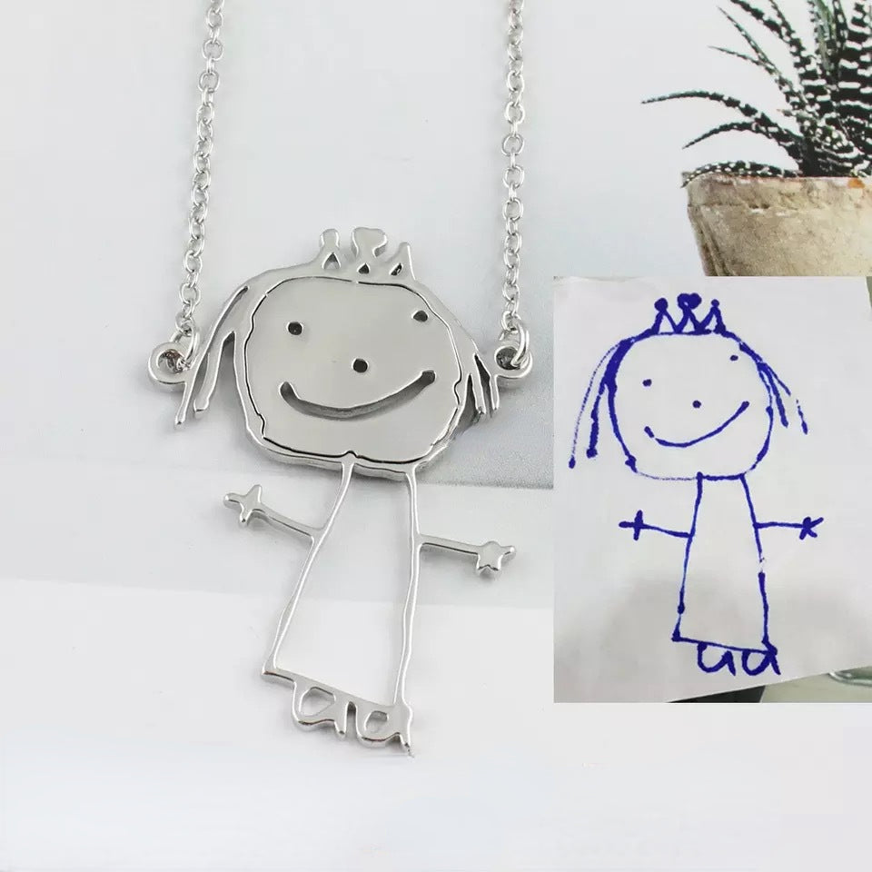 Children Artwork Necklace