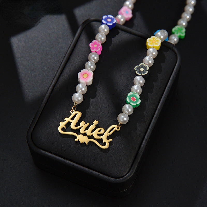 Beaded Name Necklace