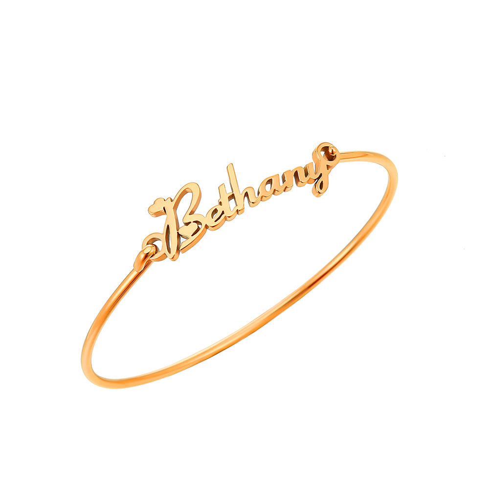 Name Bracelet Online ROSS GOLD