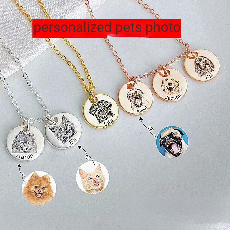 Personalized Pet Memorial Photo Necklace