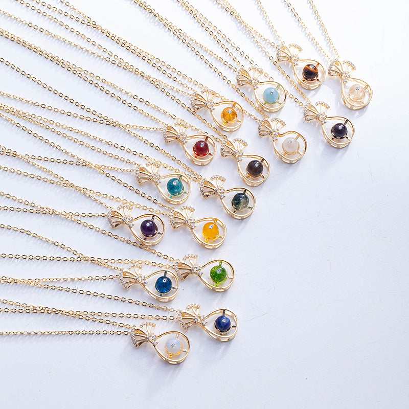 Mothers Birthstone Necklace Personalized Birthstone Necklace