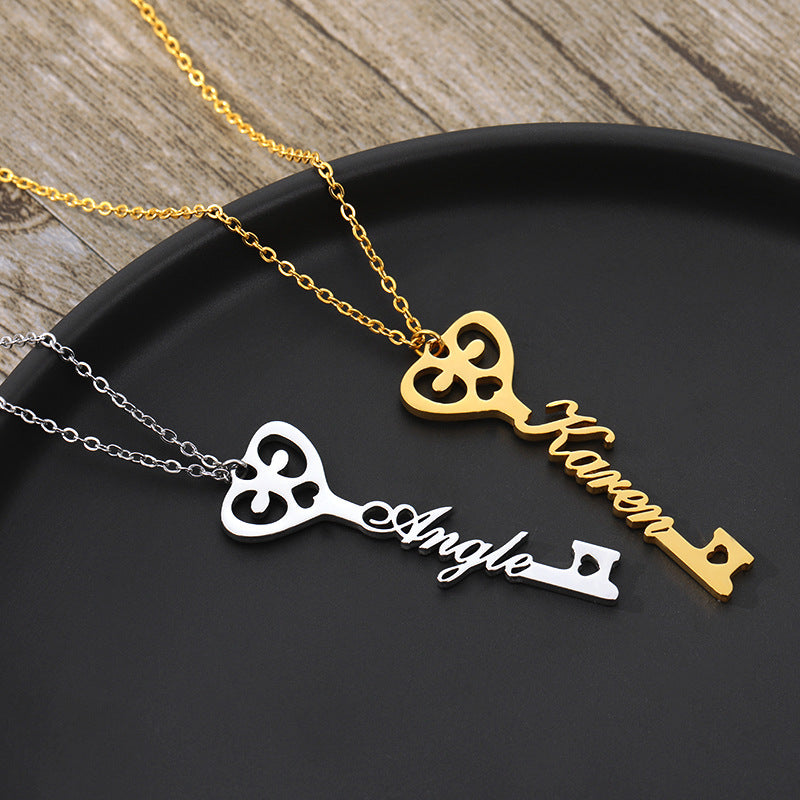 Name Charm Necklace Custom Necklace