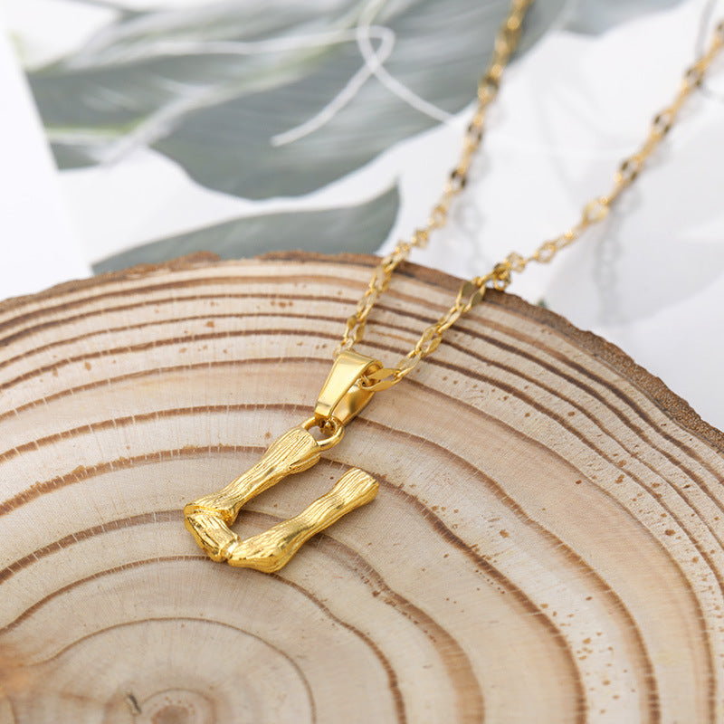 Gold Initial Pendant M Initial Necklace Gold Necklace For Women