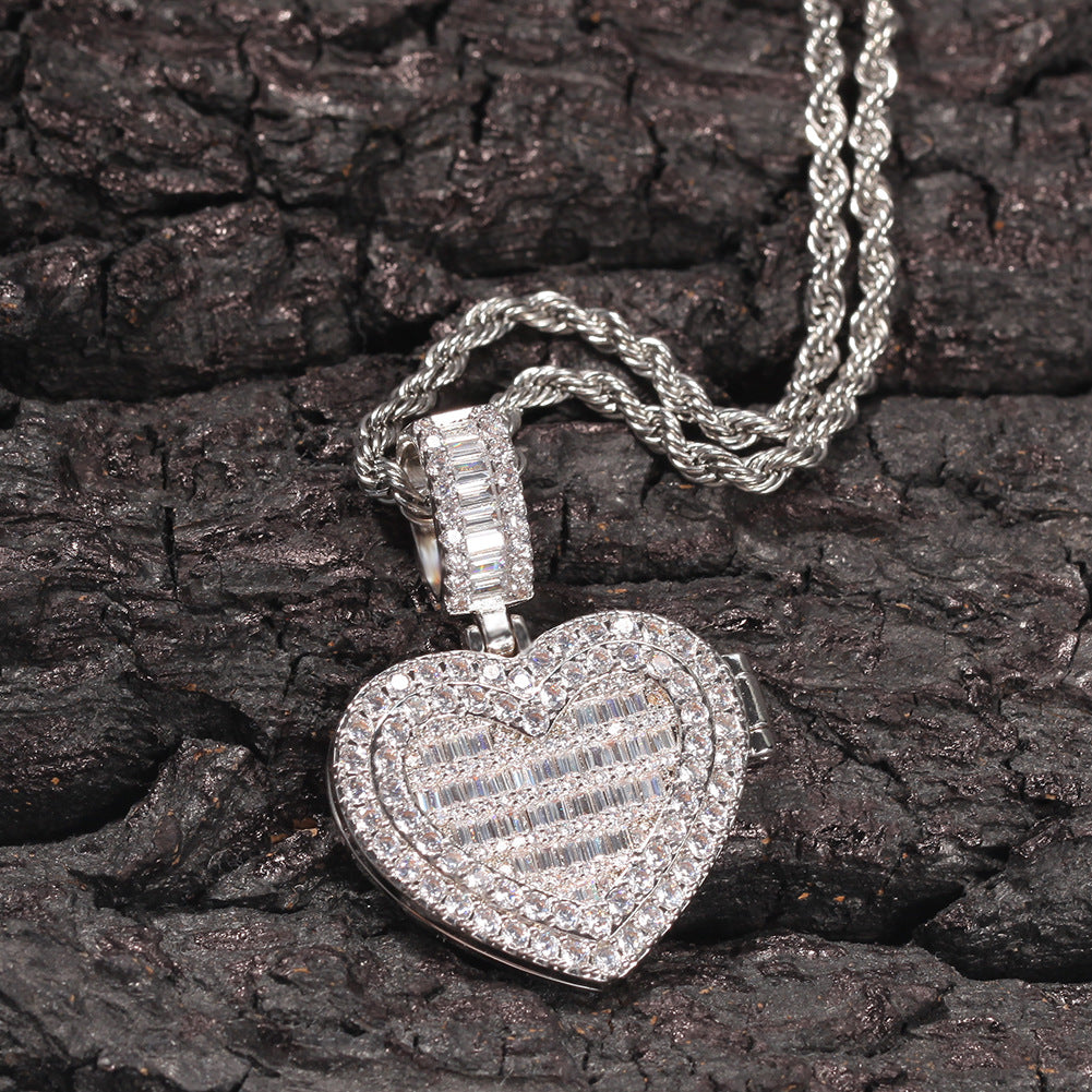 Personalized Heart Photo Necklace