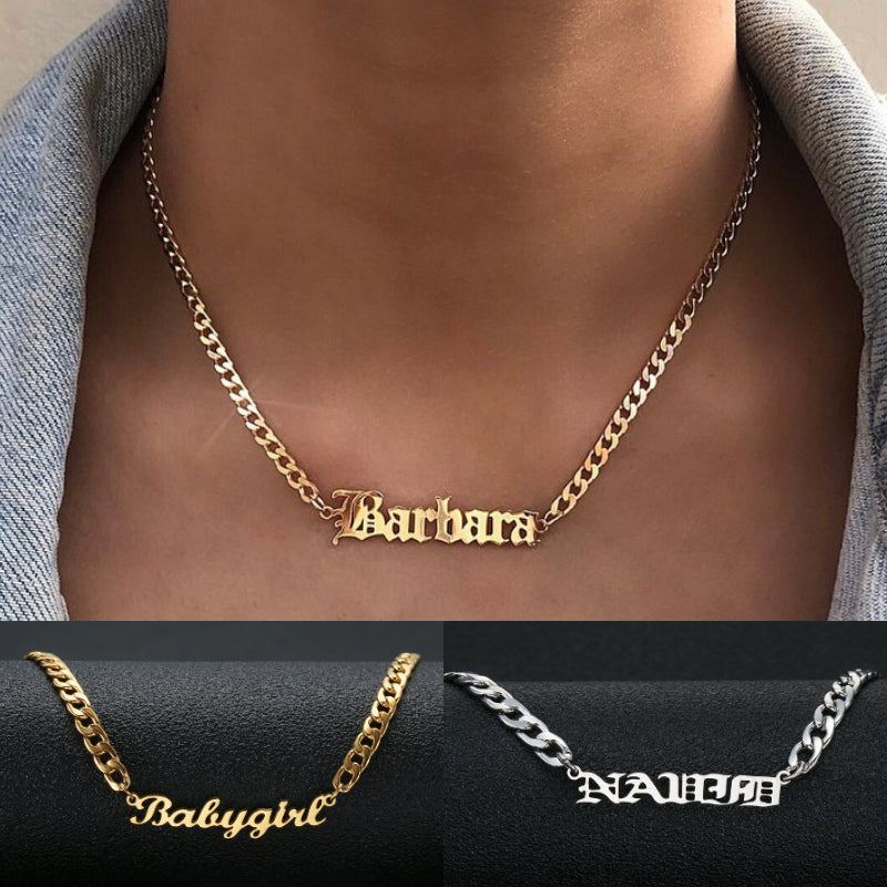 Boyfriend Name Necklace Custom Necklace Name For Him
