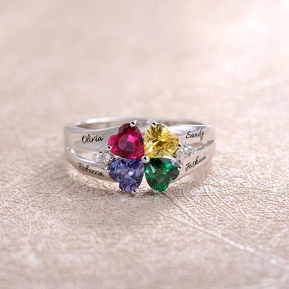 rings with birthstones and names