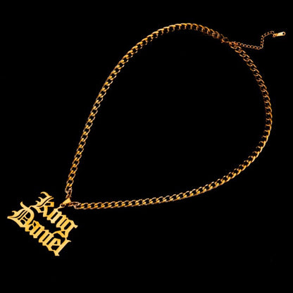  men 2 name necklace