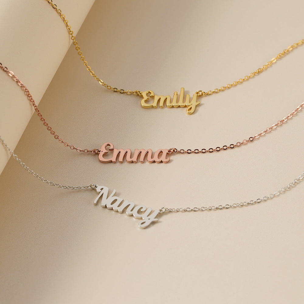 Solid Silver Name Necklace