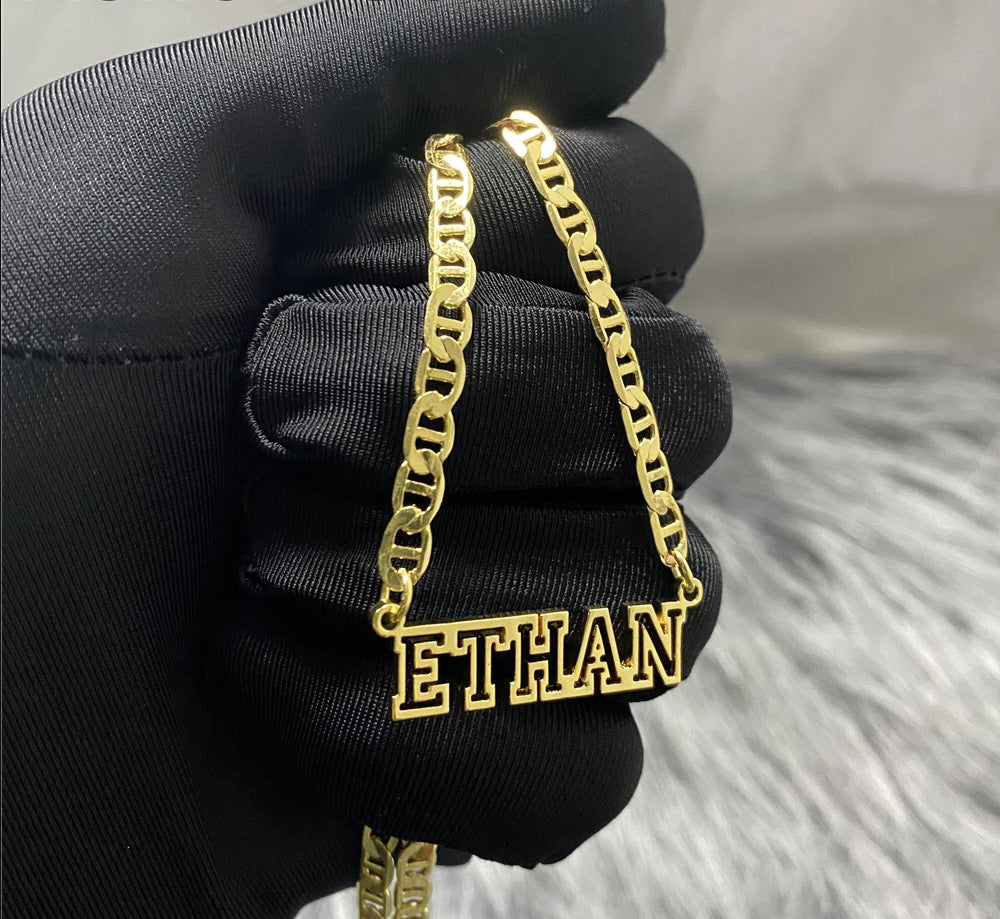 Name Necklace For Men