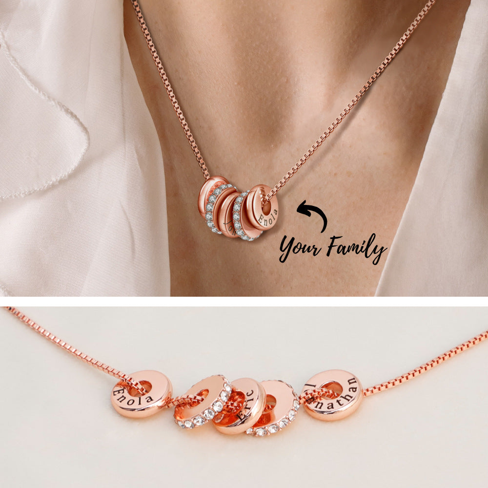 Custom Necklace For Her Multiple Name Necklace