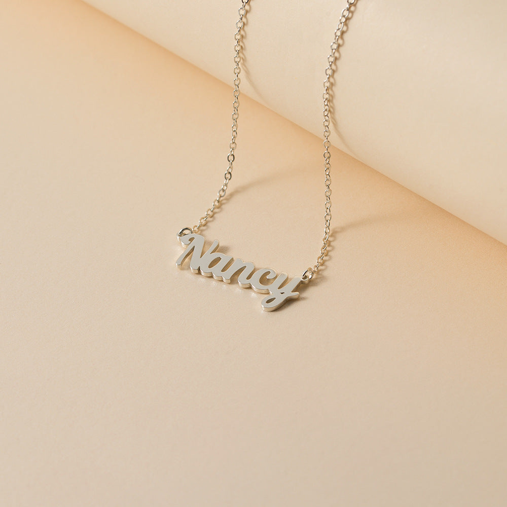 Solid Silver Name Necklace