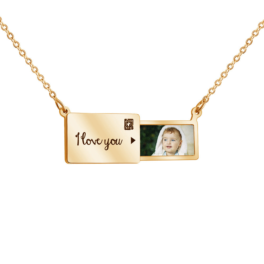 Necklace Photo Locket Women Necklace with Picture Inside