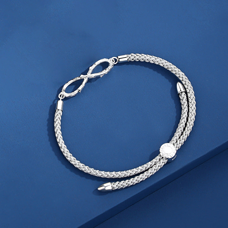 Sterling Silver Infinity Bracelets For Couples