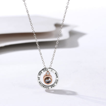  Projection Necklace For Couple