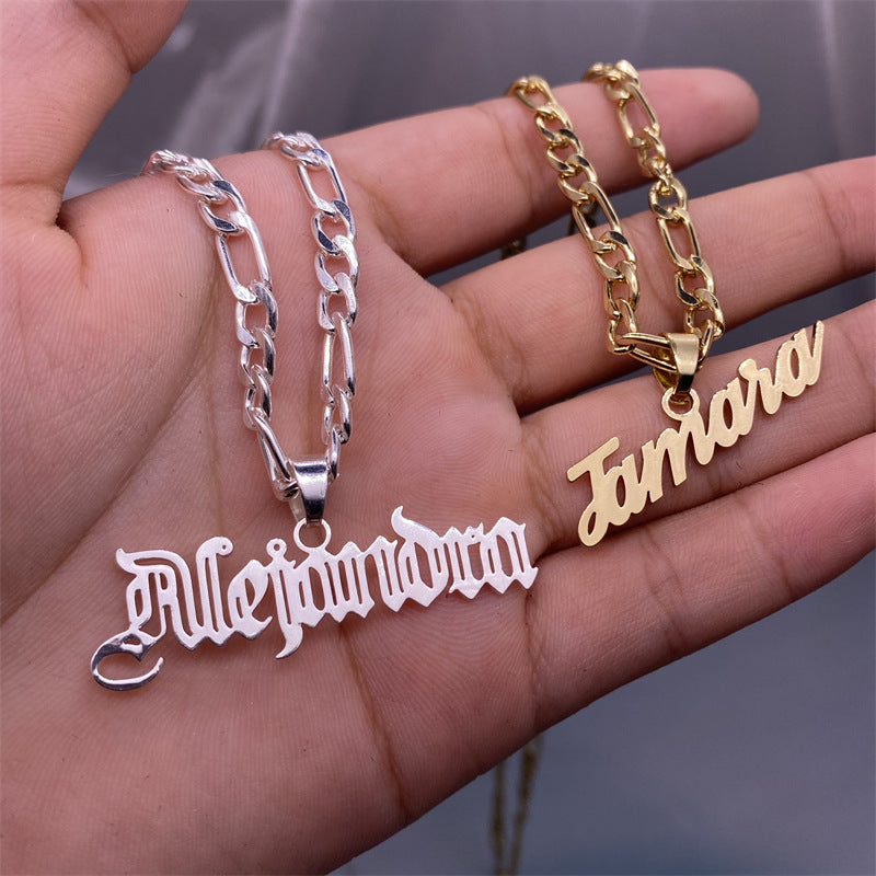 Men's Personalized Name Necklace