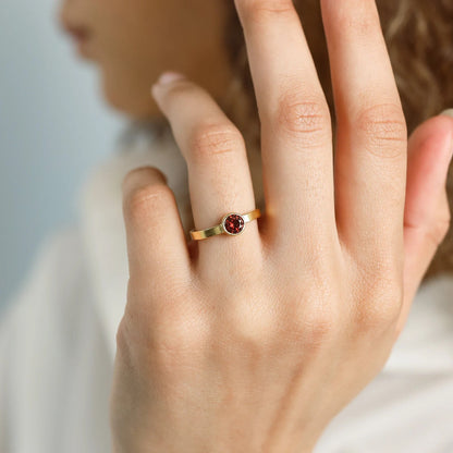 Birthstone Rings For Mom GOLD