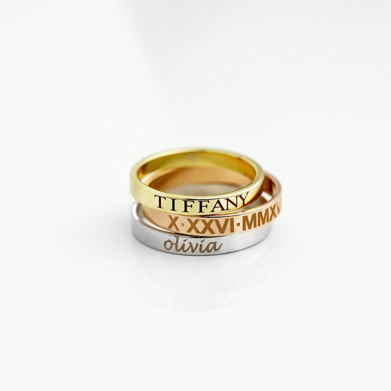 Custom Name Ring Personalized Ring Perfect Gift
