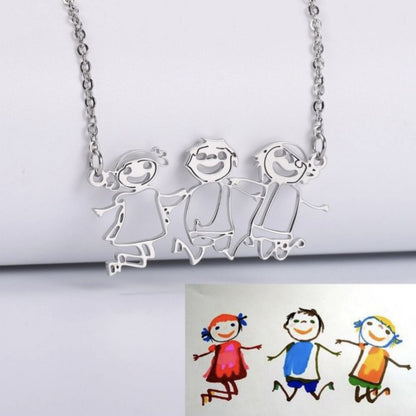 Children Artwork Necklace