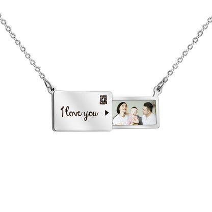 Necklace Photo Locket Women Necklace with Picture Inside