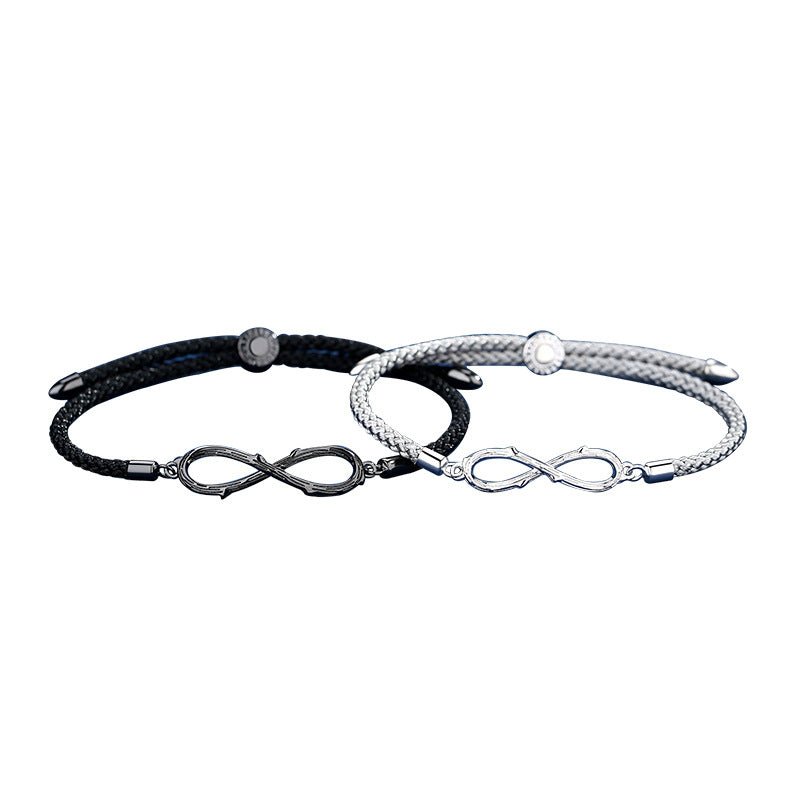 Sterling Silver Infinity Bracelets For Couples