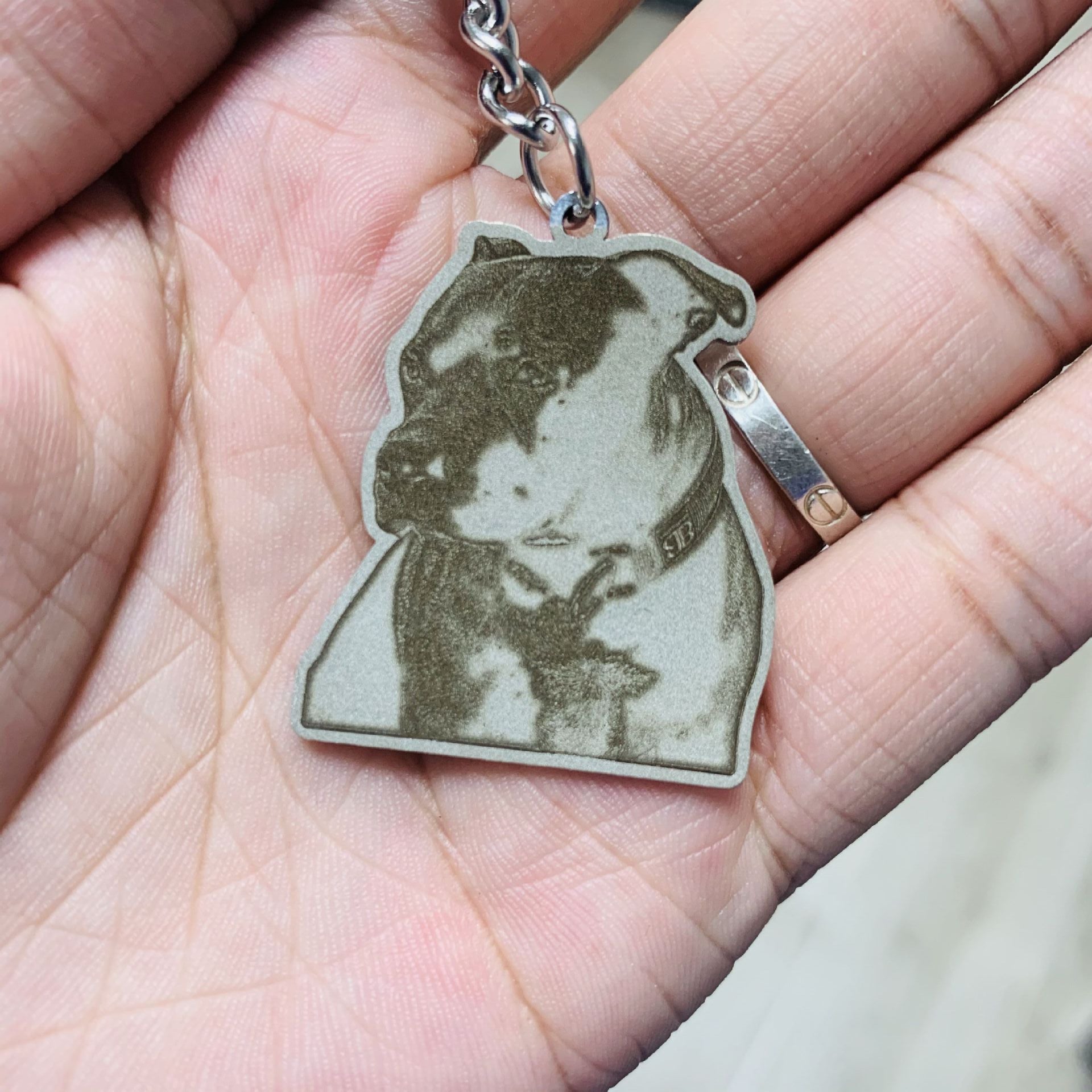 Personalized Pet Photo KEYCHAIN