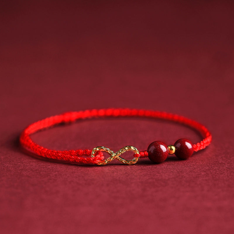 Matching Infinity Bracelets Red Couple Bracelets