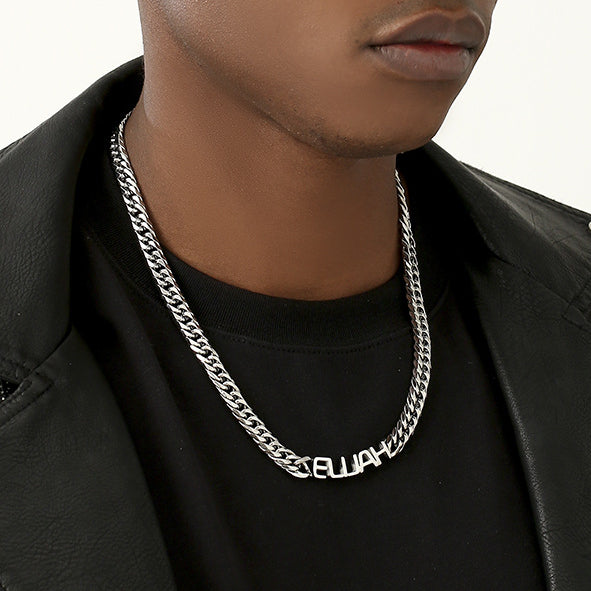 Name Chains For Men 9mm Cuban Link Chain